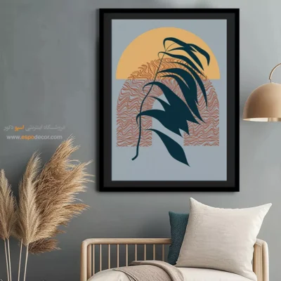 تابلو مینیمال برای اتاق کار خاص - نقاشی های عجیب و غریب – تابلو مینیمال آرت - اسپو دکور