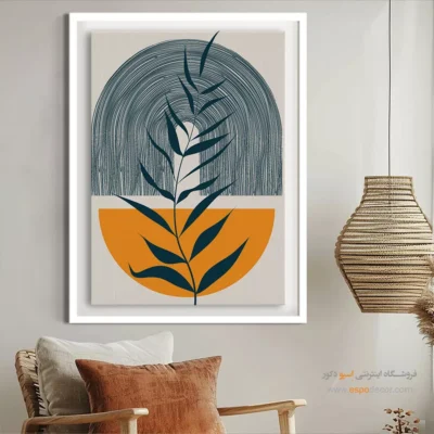 تابلو مدرن - شبکه بی نهایت – تابلو مینیمال آرت - اسپو دکور