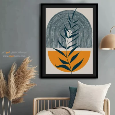 تابلو مدرن - شبکه بی نهایت – تابلو مینیمال آرت - اسپو دکور