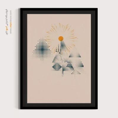 تابلو مینیمال در دکوراسیون مدرن خاص - سادگی عالی – تابلو مینیمال آرت - اسپو دکور