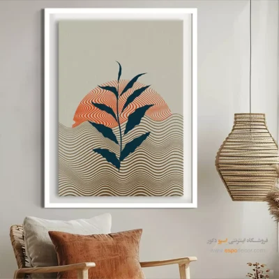 تابلو مینیمال قاب‌دار 2025 - هارمونی هنری – تابلو مینیمال آرت - اسپو دکور