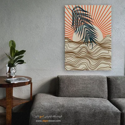 تابلو مینیمال بدون قاب با قاب