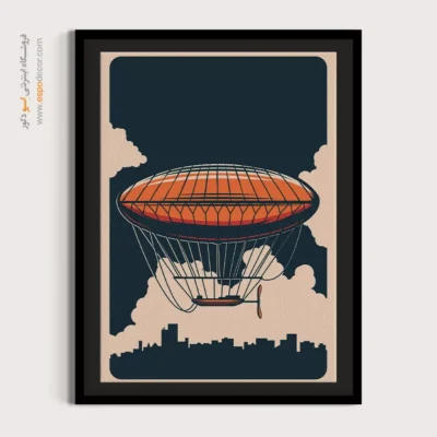 تابلو مینیمال مدرن 2025 - چشم انداز سکوت – تابلو مینیمال آرت - اسپو دکور