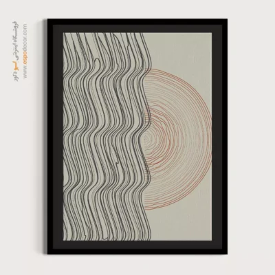 خرید تابلو مینیمال آنلاین زیبا - زمزمه های خاموش – تابلو مینیمال آرت - اسپو دکور