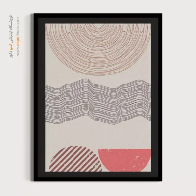 تابلو مینیمال انتزاعی 2025 - آرامش – تابلو مینیمال آرت - اسپو دکور