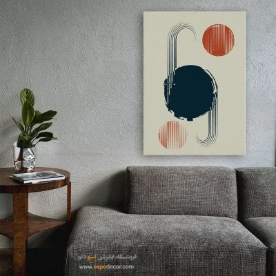 نصب تابلو مینیمال در خانه