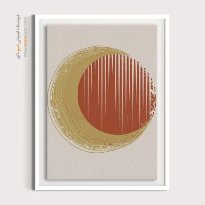 تابلو مینیمال انتزاعی خاص - نجوای – تابلو مینیمال آرت - اسپو دکور