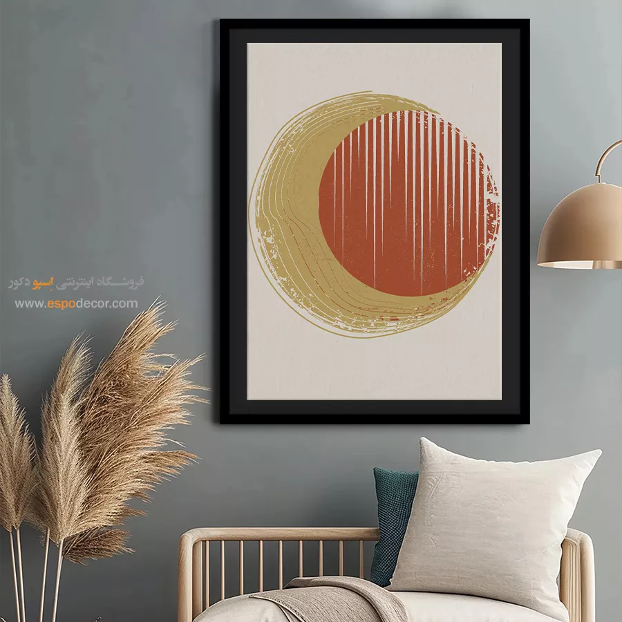 تابلو مینیمال انتزاعی خاص - نجوای – تابلو مینیمال آرت - اسپو دکور