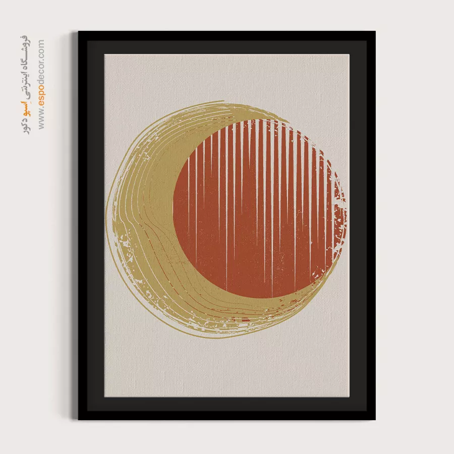 تابلو مینیمال انتزاعی خاص - نجوای – تابلو مینیمال آرت - اسپو دکور