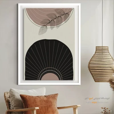 مرکز خرید تابلو مینیمال خاص - جذابیت هندسی – تابلو مینیمال آرت - اسپو دکور