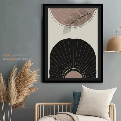مرکز خرید تابلو مینیمال خاص - جذابیت هندسی – تابلو مینیمال آرت - اسپو دکور