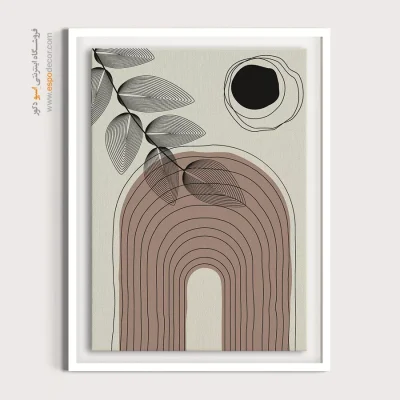 تابلو دکوراتیو - آرامش انتزاعی – تابلو مینیمال آرت - اسپو دکور