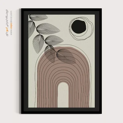 تابلو دکوراتیو - آرامش انتزاعی – تابلو مینیمال آرت - اسپو دکور