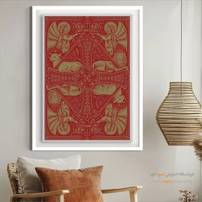 خرید تابلو دکوراتیو - ترکیب وکتور – تابلو مینیمال آرت - اسپو دکور