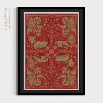 خرید تابلو دکوراتیو - ترکیب وکتور – تابلو مینیمال آرت - اسپو دکور