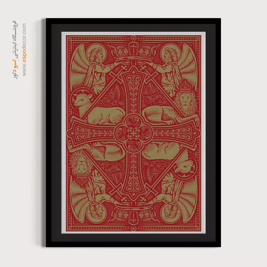 خرید تابلو دکوراتیو - ترکیب وکتور – تابلو مینیمال آرت - اسپو دکور