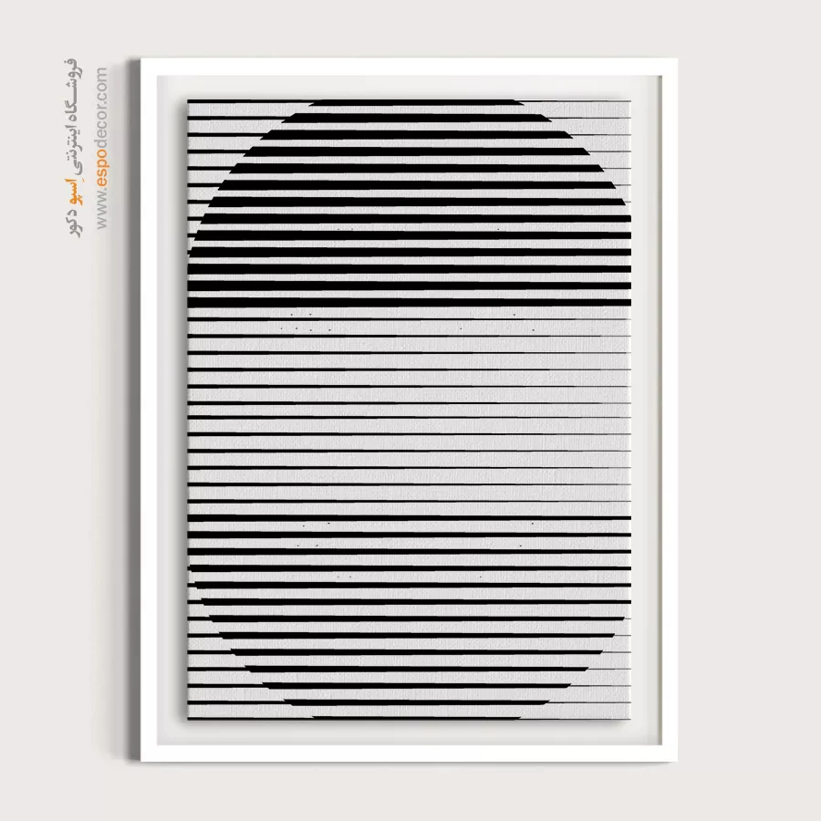 تابلو بوم مناسب اتاق دختران - ظرافت در خطوط – تابلو مینیمال آرت - اسپو دکور