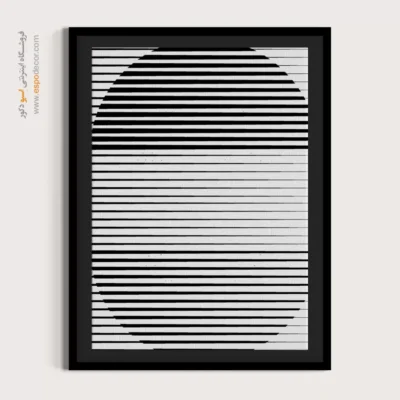 تابلو بوم مناسب اتاق دختران - ظرافت در خطوط – تابلو مینیمال آرت - اسپو دکور