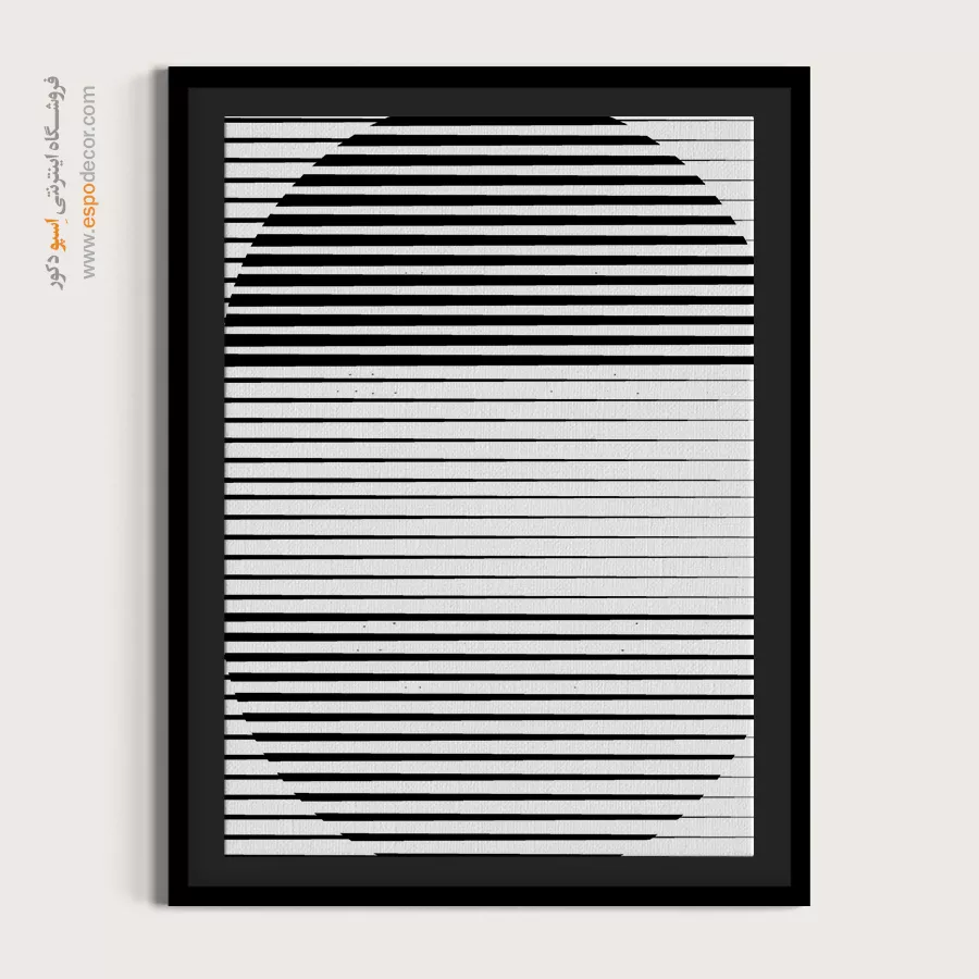 تابلو بوم مناسب اتاق دختران - ظرافت در خطوط – تابلو مینیمال آرت - اسپو دکور