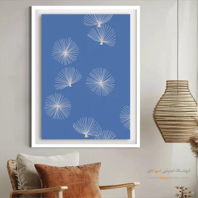 تابلو بوم دخترانه - مناظر دریایی آرام – تابلو مینیمال آرت - اسپو دکور