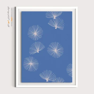 تابلو بوم دخترانه - مناظر دریایی آرام – تابلو مینیمال آرت - اسپو دکور