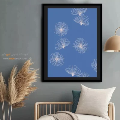 تابلو بوم دخترانه - مناظر دریایی آرام – تابلو مینیمال آرت - اسپو دکور