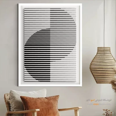 تابلو بوم مناسب اتاق خواب - بال زمزمه – تابلو مینیمال آرت - اسپو دکور