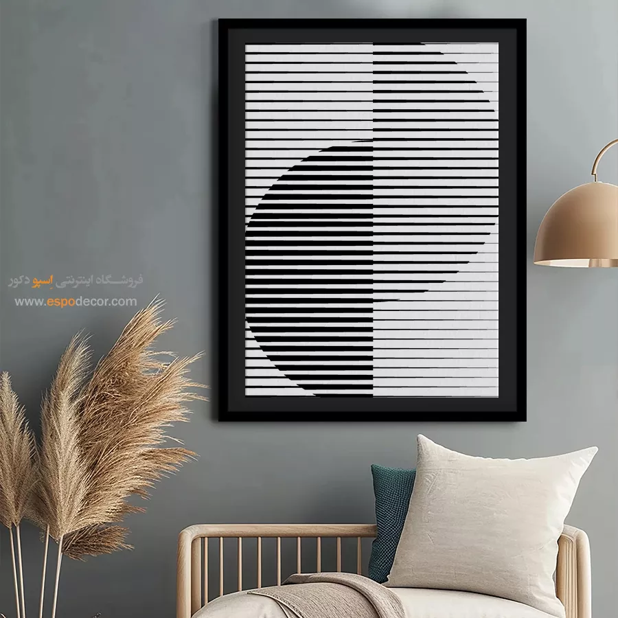 تابلو بوم مناسب اتاق خواب - بال زمزمه – تابلو مینیمال آرت - اسپو دکور