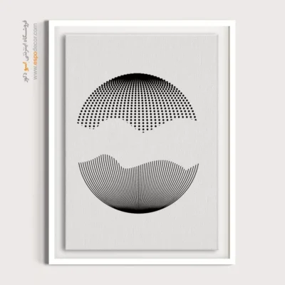 خرید تابلو چاپی روی بوم - زمزمه های فرم – تابلو مینیمال آرت - اسپو دکور