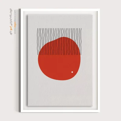 تابلو دکوراتیو مدرن - تعادل سیستم – تابلو مینیمال آرت - اسپو دکور