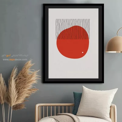 تابلو دکوراتیو مدرن - تعادل سیستم – تابلو مینیمال آرت - اسپو دکور