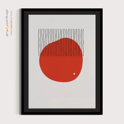 تابلو دکوراتیو مدرن - تعادل سیستم – تابلو مینیمال آرت - اسپو دکور