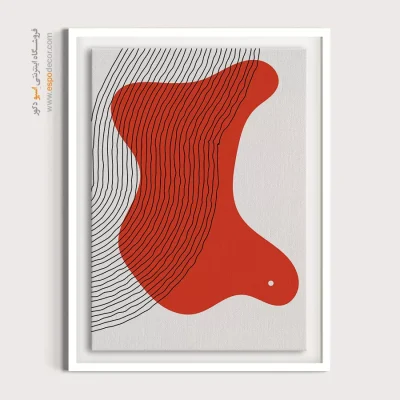 تابلو کلاسیک مدرن - هارمونی خطوط – تابلو مینیمال آرت - اسپو دکور