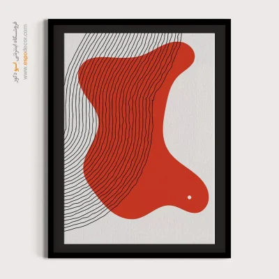تابلو کلاسیک مدرن - هارمونی خطوط – تابلو مینیمال آرت - اسپو دکور