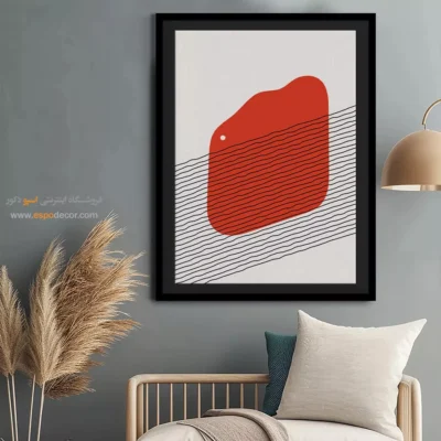 تابلو جدید مدرن - انتزاع هنری – تابلو مینیمال آرت - اسپو دکور