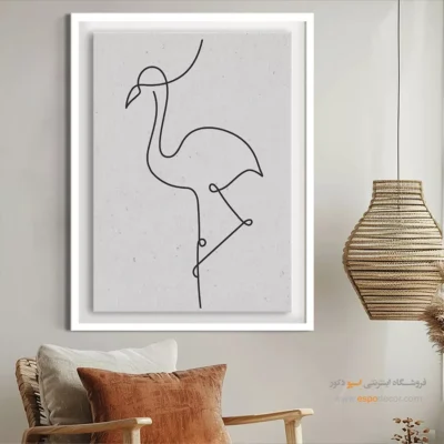 خرید تابلو - شاعرانه – تابلو مینیمال آرت - اسپو دکور