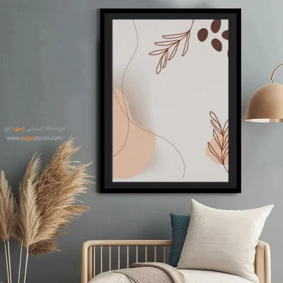 خرید تابلو نقاشی مدرن - اکتشافات مغزی – تابلو مینیمال آرت - اسپو دکور