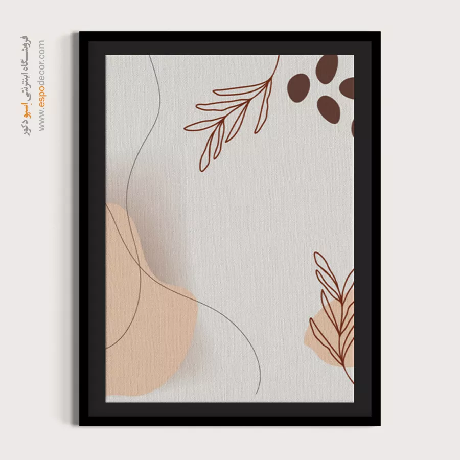 خرید تابلو نقاشی مدرن - اکتشافات مغزی – تابلو مینیمال آرت - اسپو دکور