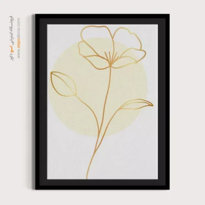 تابلو مدرن و شیک - سکوت – تابلو مینیمال آرت - اسپو دکور