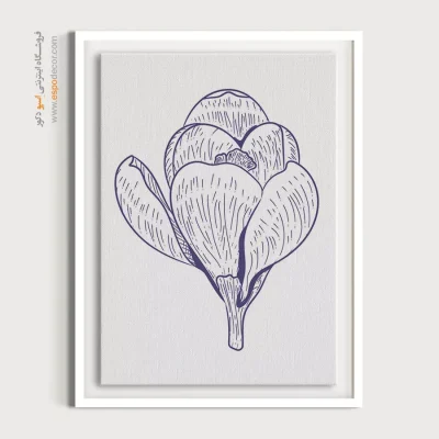 فروش تابلو نقاشی مدرن - انتظار – تابلو مینیمال آرت - اسپو دکور