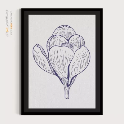 فروش تابلو نقاشی مدرن - انتظار – تابلو مینیمال آرت - اسپو دکور