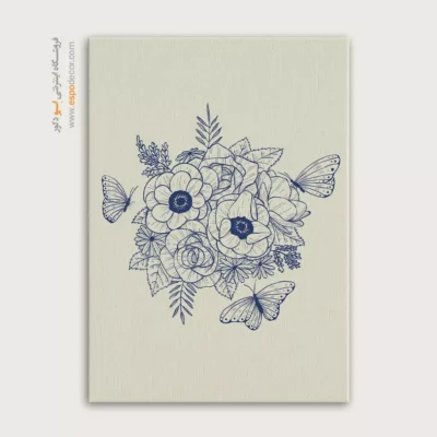 خرید تابلو - تنهایی خط – تابلو مینیمال آرت - اسپو دکور