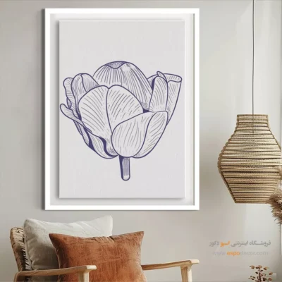 خرید تابلو نقاشی مدرن - آرامش ضروری – تابلو مینیمال آرت - اسپو دکور