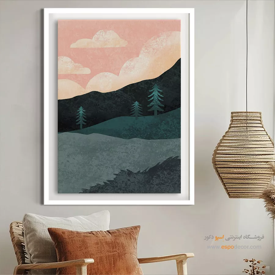 خرید تابلوهای مدرن - سمفونی های آرام – تابلو مینیمال آرت - اسپو دکور