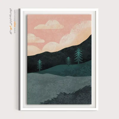 خرید تابلوهای مدرن - سمفونی های آرام – تابلو مینیمال آرت - اسپو دکور