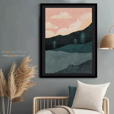 خرید تابلوهای مدرن - سمفونی های آرام – تابلو مینیمال آرت - اسپو دکور