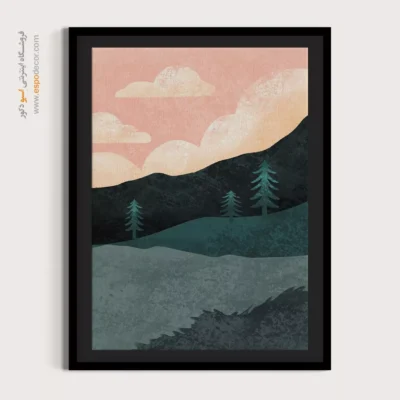 خرید تابلوهای مدرن - سمفونی های آرام – تابلو مینیمال آرت - اسپو دکور