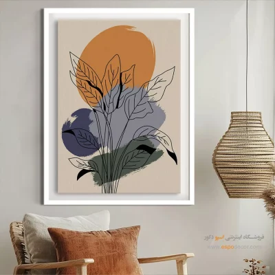 تابلو مدرن - تعالی عرفانی – تابلو مینیمال آرت - اسپو دکور