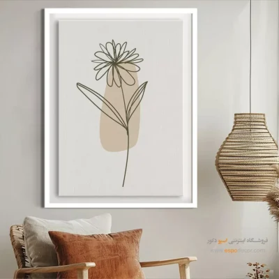 طراحی تابلو مدرن - سادگی حداقلی – تابلو مینیمال آرت - اسپو دکور