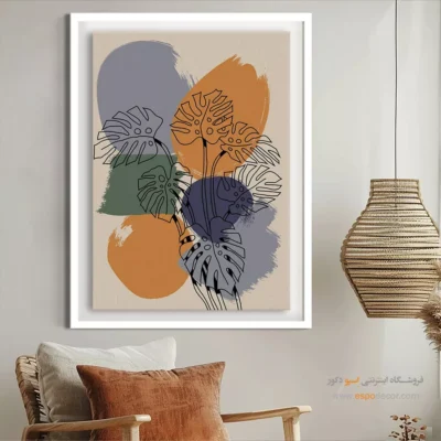 سبک‌های تابلو مدرن - سیستم شبکه ای – تابلو مینیمال آرت - اسپو دکور
